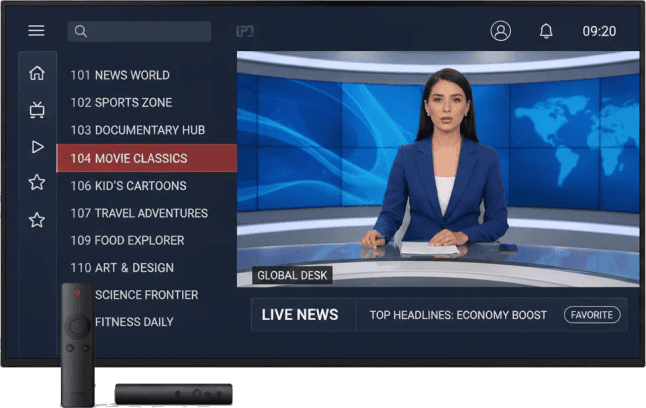 Fireview TV live TV channel guide