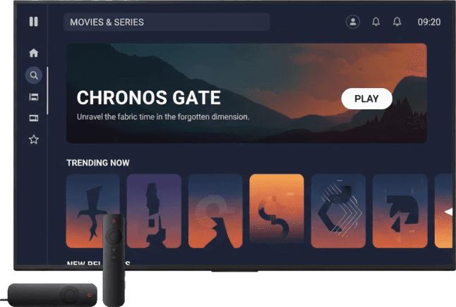 Fireview TV movies and TV series library