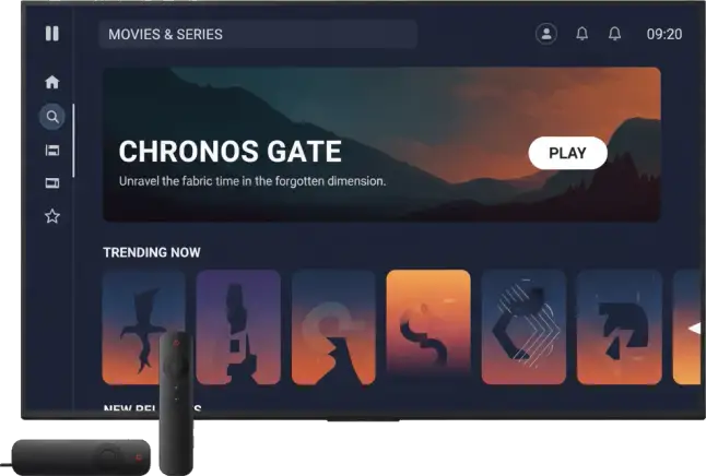 Fireview TV movies and TV series library